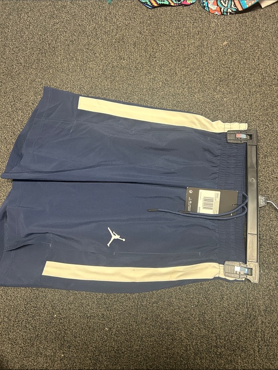 Nike Other - Nike Jordan Navy Athletic training Shorts with white Side Stripes